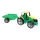 Traktor utánfutóval, 71 cm, zöld/sárga