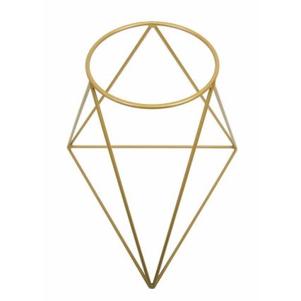 Virágcserép állvány TRIANGL 40x45 cm arany