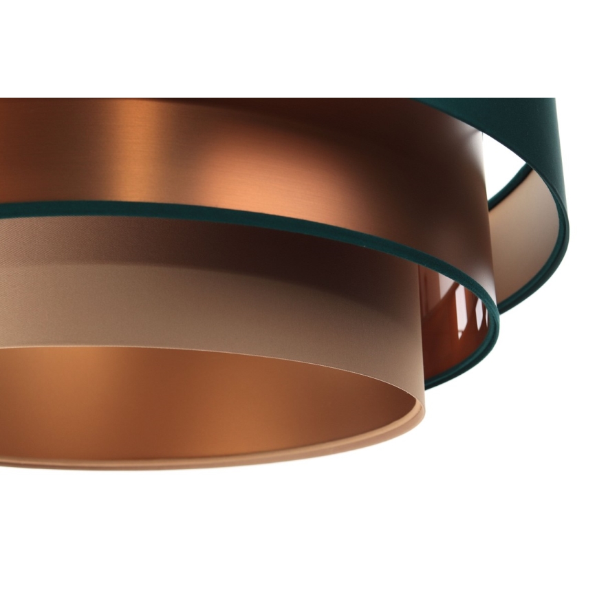 Függeszték TRINITI 1xE27/60W/230V zöld/réz