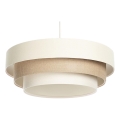 TRINITI kábeles függőlámpa 1xE27/60W/230V átm. 40 cm krémszínű/bézs