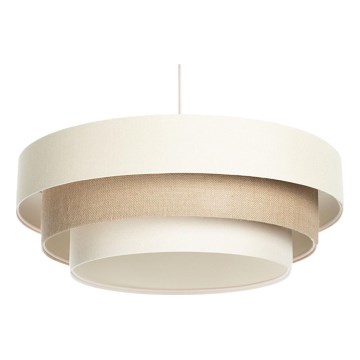 TRINITI kábeles függőlámpa 1xE27/60W/230V átm. 40 cm krémszínű/bézs