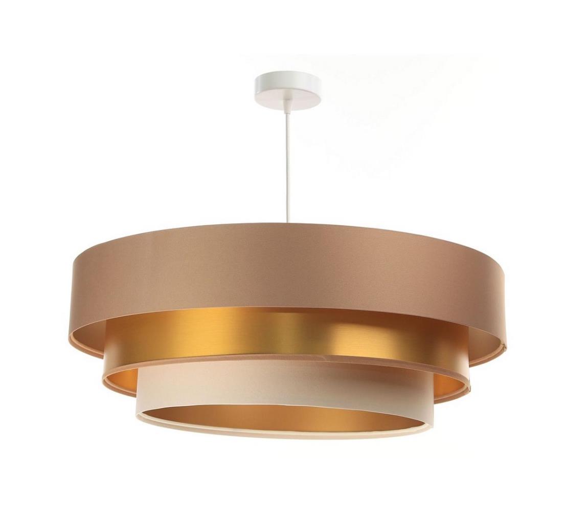 TRINITI lógcsillár 1xE27/60W/230V bézs/arany 050