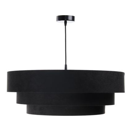 Lámpa TRINITI 1xE27/60W/230V fekete/arany, kábelre szerelve