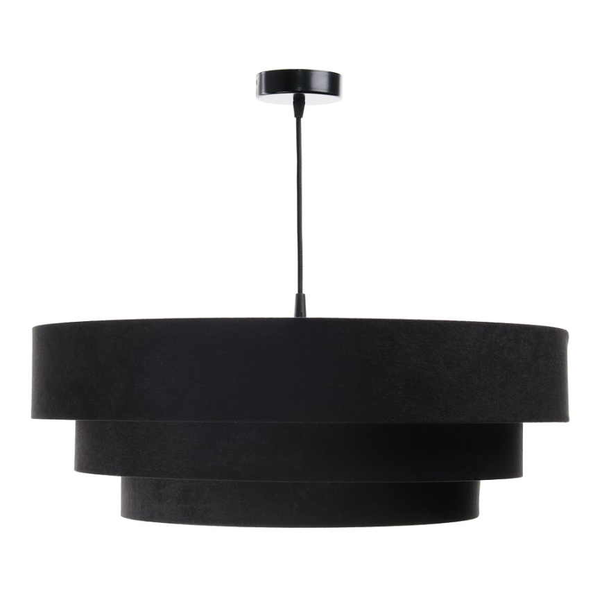 Lámpa TRINITI 1xE27/60W/230V fekete/arany, kábelre szerelve