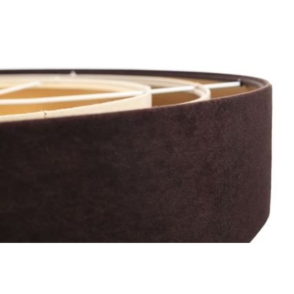 Lámpa TRINITI 1xE27/60W/230V barna/beige/arany színben, kábelre szerelve