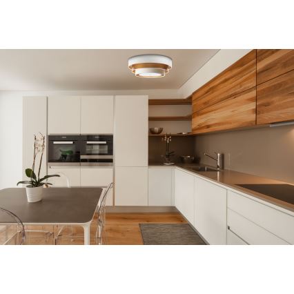 Mennyezeti lámpa TRINITI 2xE27/60W/230V fehér/arany