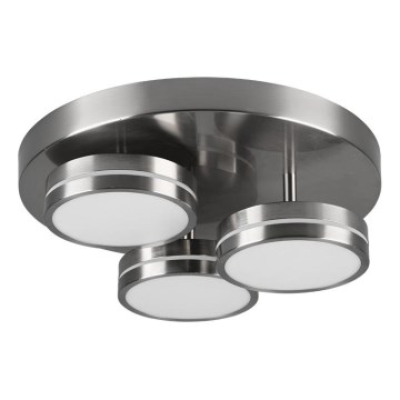 Trio - FRANKLIN LED dimmelhető mennyezeti lámpa 3x LED/8,5W/230V/3000K átm. 35 cm matt króm