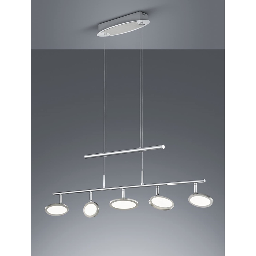 Trio - LED Csillár zsinóron DUELLANT 5xLED/4,3W/230V