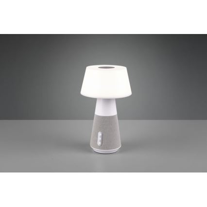 Trio - LED Dimmelhető asztali lámpa Bluetooth hangszóróval és USB-vel LED/4,5W/230V