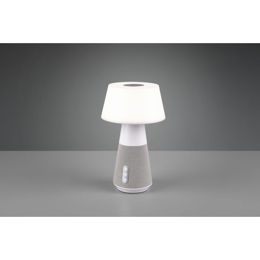 Trio - LED Dimmelhető asztali lámpa Bluetooth hangszóróval és USB-vel LED/4,5W/230V