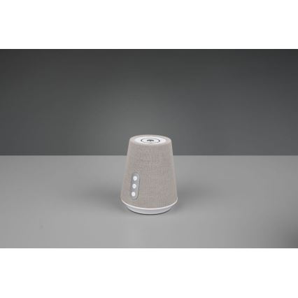 Trio - LED Dimmelhető asztali lámpa Bluetooth hangszóróval és USB-vel LED/4,5W/230V