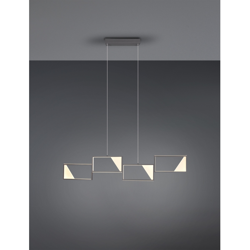 Trio - LED Dimmelhető csillár zsinóron CAFU 4xLED/7W/230V