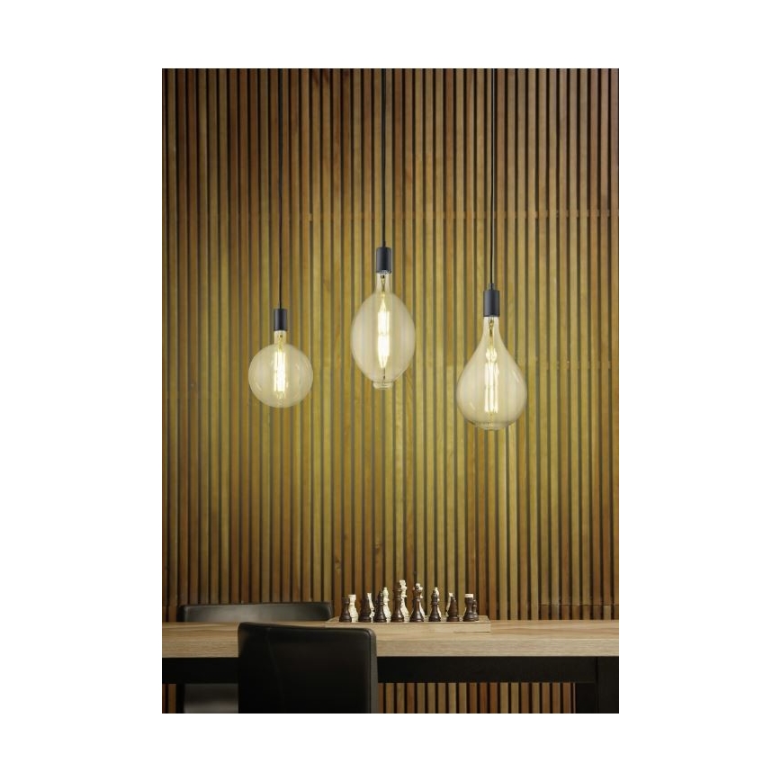 Trio - LED Dimmelhető csillár zsinóron GINSTER 3xE27/8W/230V
