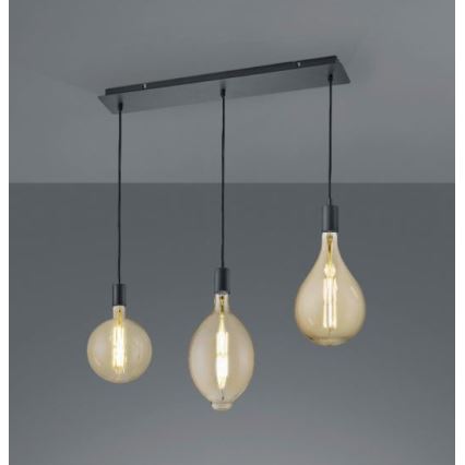 Trio - LED Dimmelhető csillár zsinóron GINSTER 3xE27/8W/230V