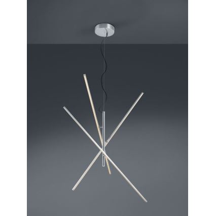 Trio - LED Dimmelhető csillár zsinóron TIRIAC 3xLED/8,5W/230V