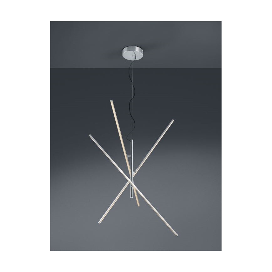 Trio - LED Dimmelhető csillár zsinóron TIRIAC 3xLED/8,5W/230V