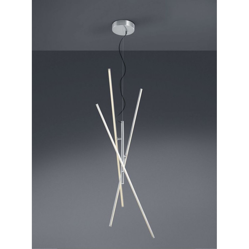 Trio - LED Dimmelhető csillár zsinóron TIRIAC 3xLED/8,5W/230V