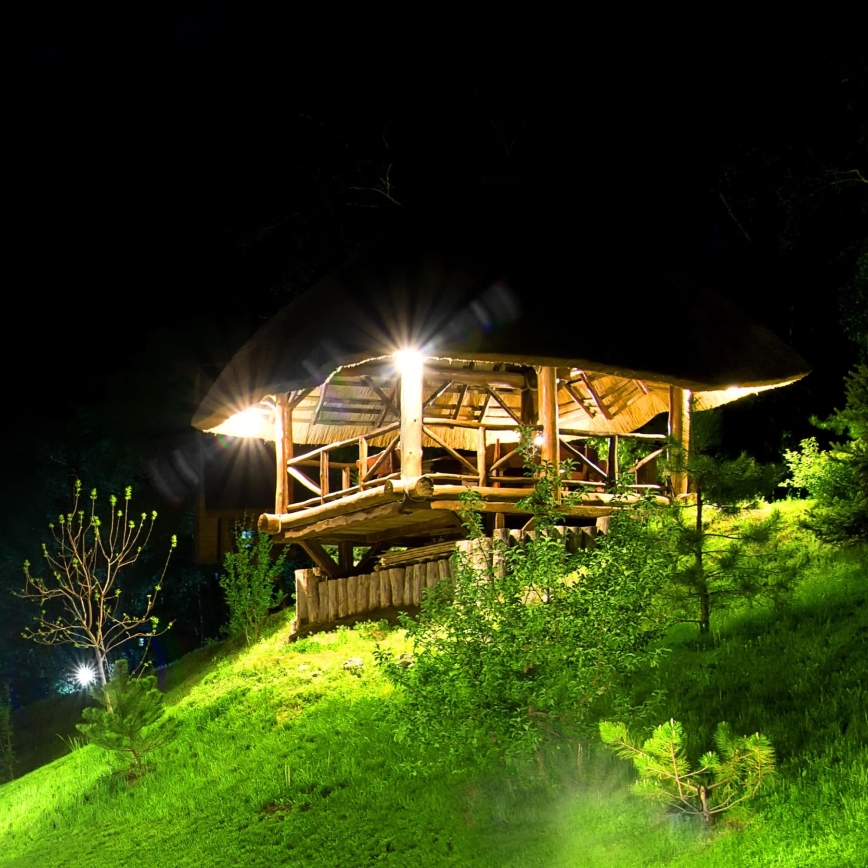 LED napelemes reflektor érzékelővel TRIO LED/0,6W/3,7V 1200 mAh IP44