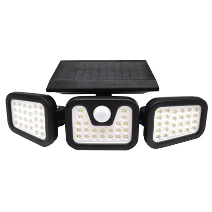 LED napelemes reflektor érzékelővel TRIO LED/0,6W/3,7V 1200 mAh IP44