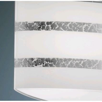 Trio - Függeszték kábellel NIKOSIA 2xE27/40W/230V ezüst