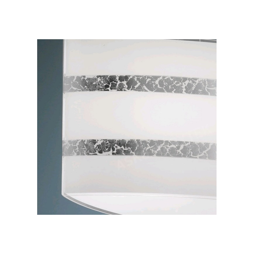 Trio - Függeszték kábellel NIKOSIA 2xE27/40W/230V ezüst