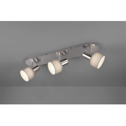 Trio - Spotlámpa WAILER 3xGU10/5W/230V matt króm