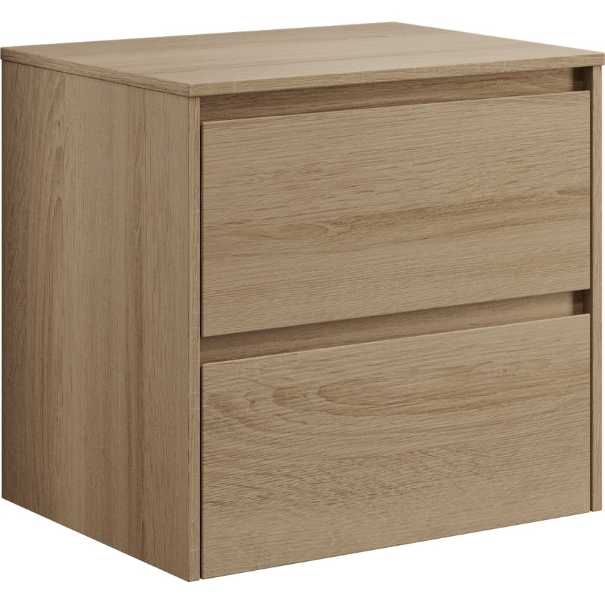 TRONDHEIM fürdőszobaszekrény mosdókagylóhoz 60x57x46 cm tölgy