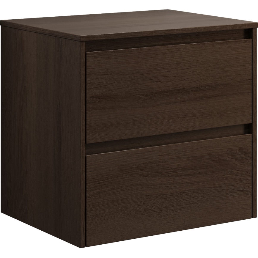 TRONDHEIM mosdószekrény 60 cm-es mosdóhoz, dió