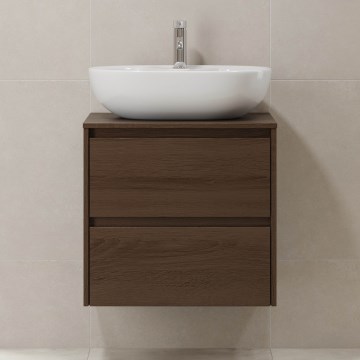 TRONDHEIM mosdószekrény mosdóhoz 60x57x46 cm diószínű