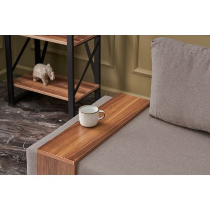 TULA jobb oldali sarokfotel, bézs