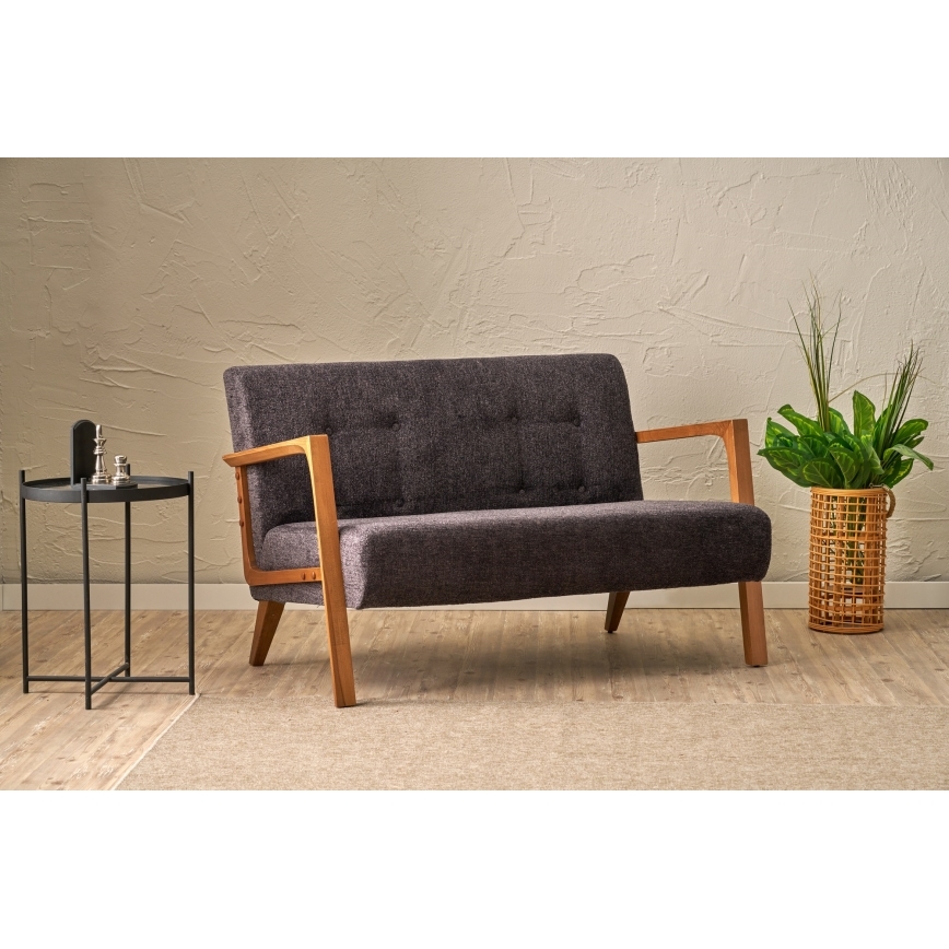 TUMI antracit kétszemélyes kanapé