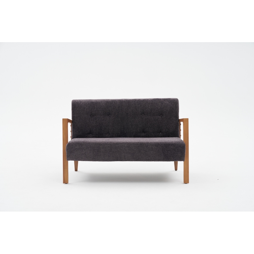 TUMI antracit kétszemélyes kanapé