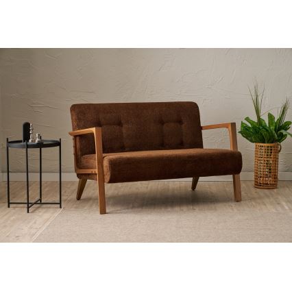 TUMI kétszemélyes barna kanapé