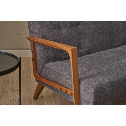 TUMI kétszemélyes szürke kanapé