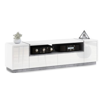 TV állvány FRED fehér/szürke