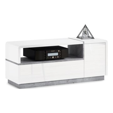 TV állvány FRED fehér/szürke