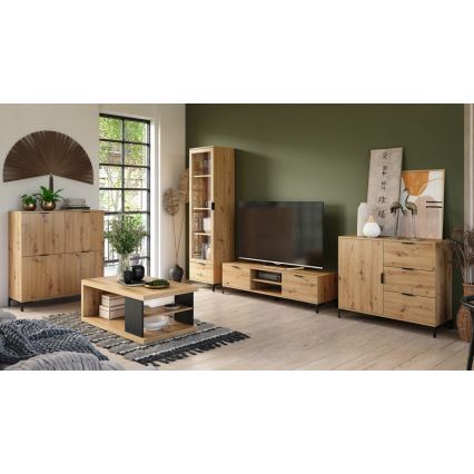 TV állvány LORA artisan tölgy