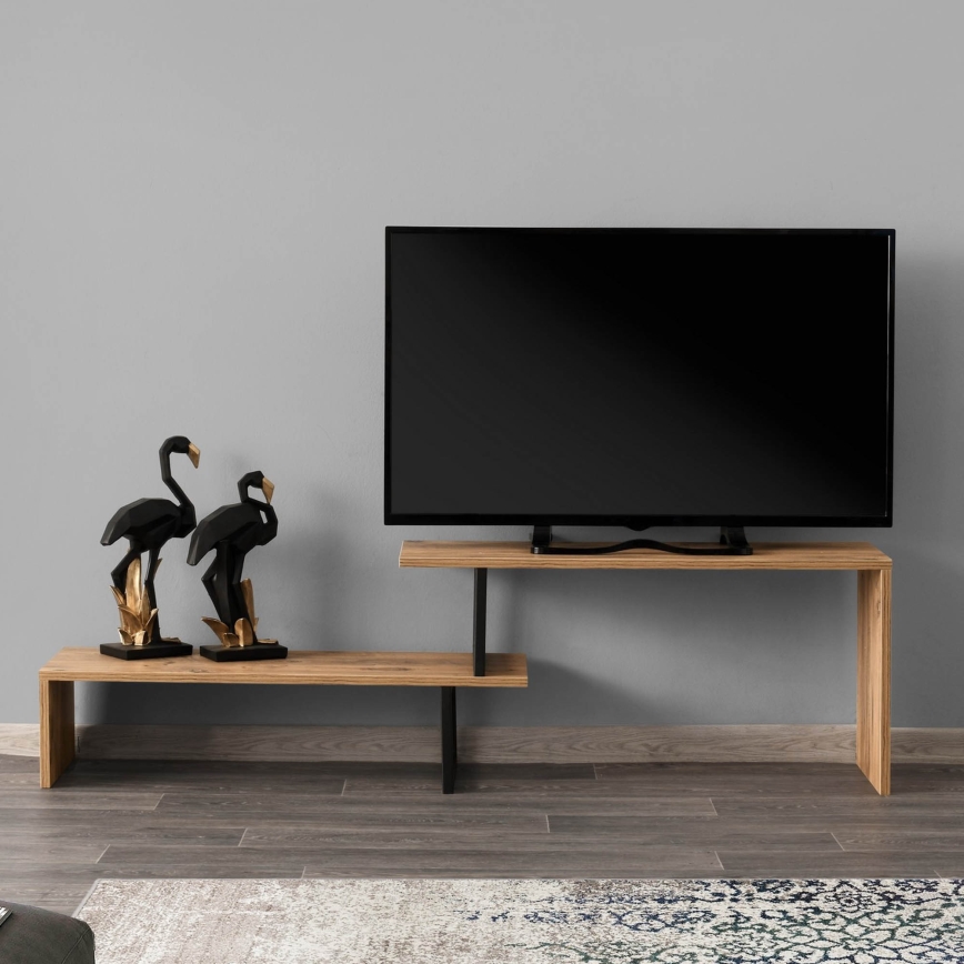 TV szekrényke OVIT 44x153 cm barna/fekete
