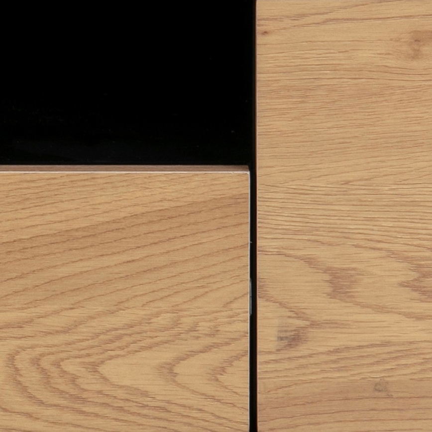 TV-állvány SARON tölgy/fekete