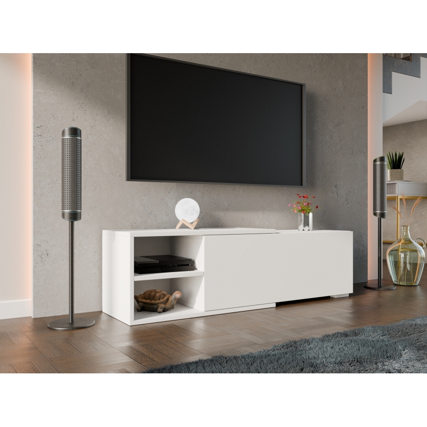 TV asztal CLIF 40x180 cm fehér