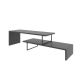 TV asztal OVIT 45x120 cm antracit/fekete