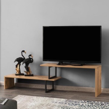 TV szekrényke OVIT 44x153 cm barna/fekete