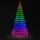 Twinkly - LED RGBW Dimmelhető kültéri Karácsonyfa LIGHT TREE 450xLED 3m IP44 Wi-Fi