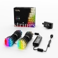 Twinkly - LED RGBW Dimmelhető kültéri karácsonyi fényfüzér STRINGS 250xLED 23,5m IP44 Wi-Fi