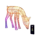 Twinkly - LED RGBW Dimmelhető kültéri Karácsonyi rénszarvas REINGEERS 160xLED IP44 Wi-Fi