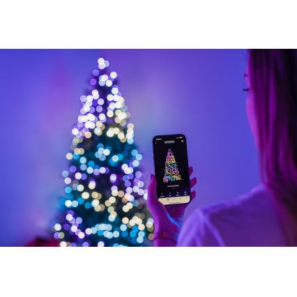 Twinkly - LED RGBW fényerőszabályozható karácsonyfa TREE 435 LED 2,1 m Wi-Fi