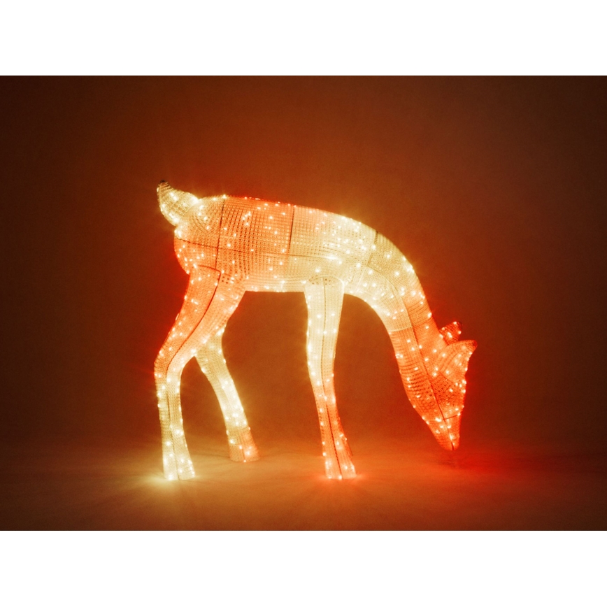 Twinkly - LED RGBW Dimmelhető kültéri Karácsonyi rénszarvas REINGEERS 160xLED IP44 Wi-Fi