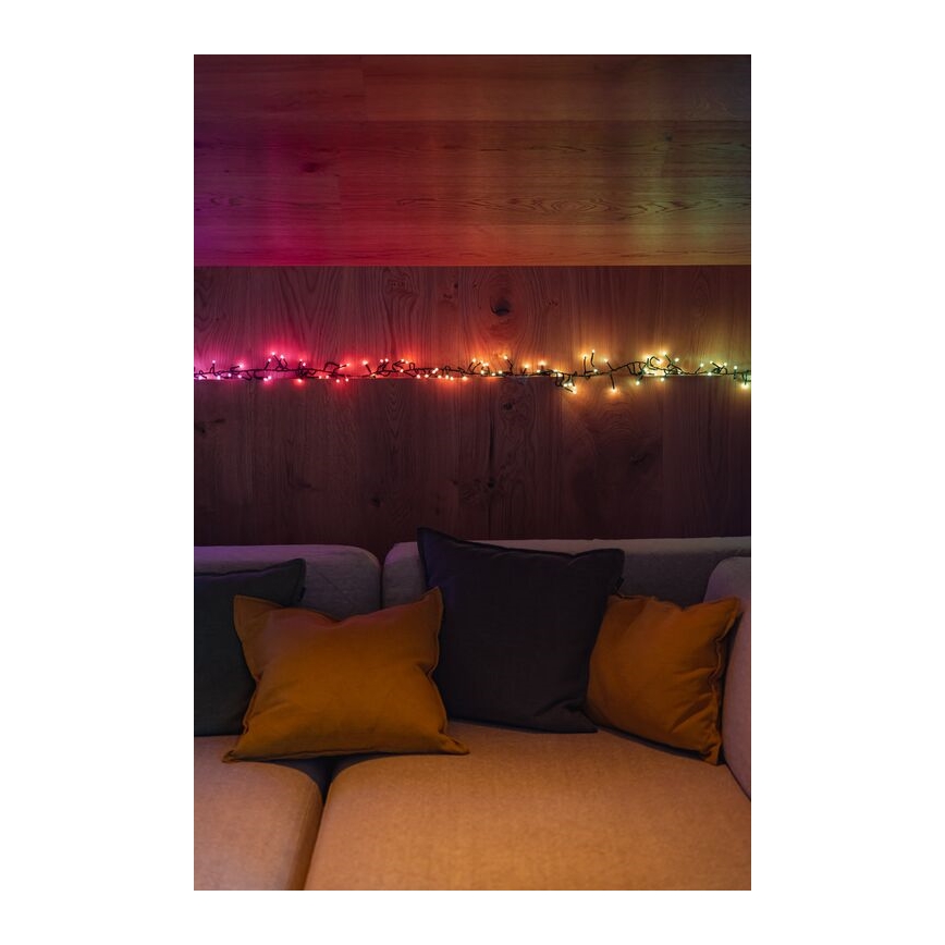 Twinkly - LED RGB Dimmelhető kültéri karácsonyi lánc CLUSTER 400xLED 9,5m IP44 Wi-Fi