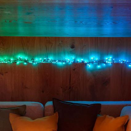 Twinkly - LED RGB Dimmelhető kültéri karácsonyi lánc CLUSTER 400xLED 9,5m IP44 Wi-Fi