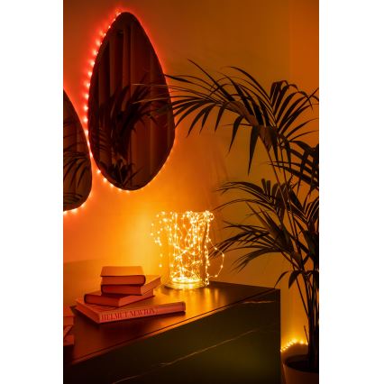Twinkly - LED RGB dimmelhető füzér DOTS 60xLED 7 m USB Wi-Fi